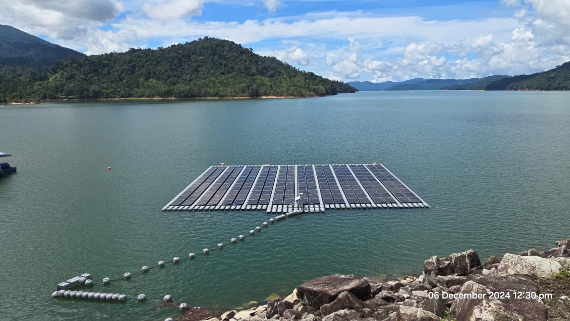Kenyir hybrid hydro-floating solar